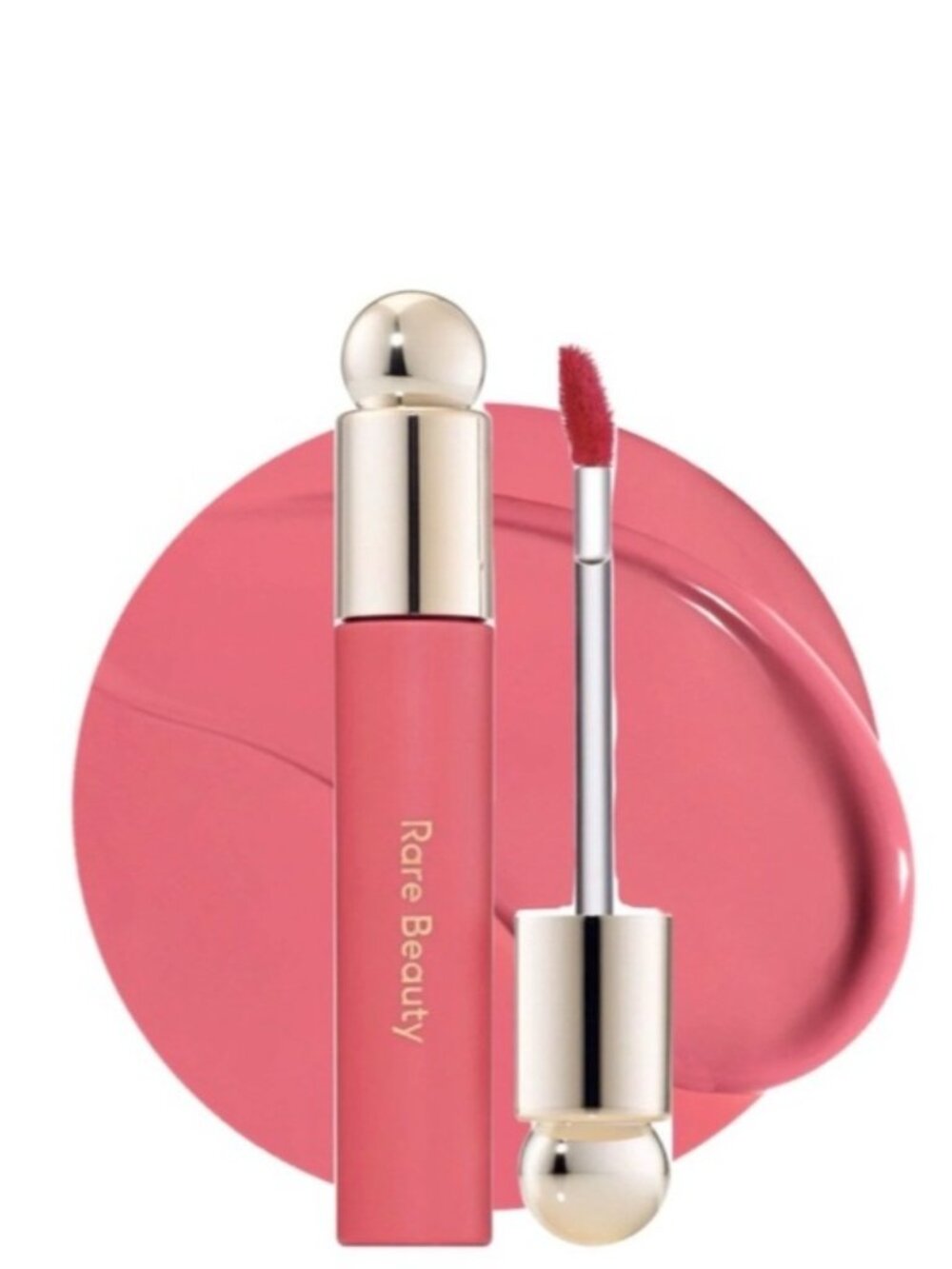 Sephora RARE BEAUTY Selena Gomez Tinted Lip Oil HAPPY peach pink gloss full size